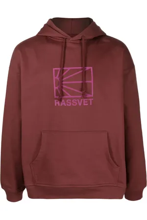 Rassvet Hoodie en coton à logo floqué