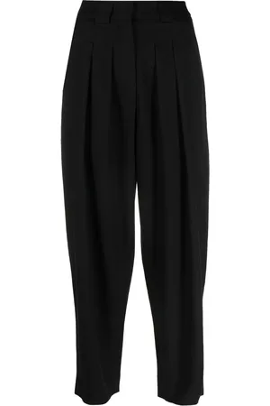 Frame Pantalon plissé à taille haute