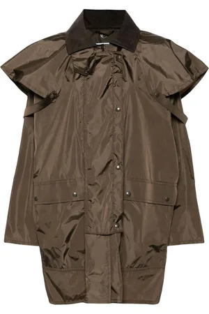 Prada Veste zippée à col en velours côtelé
