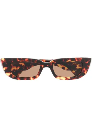 AMBUSH Lunettes de soleil Nova effet écaille de tortue