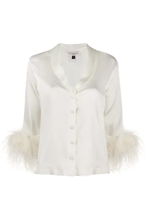 Gilda & Pearl Haut de pyjama Esme en satin