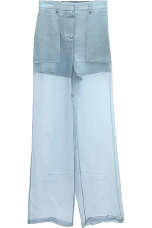 Burberry Pantalon transparent en soie (années 2020)