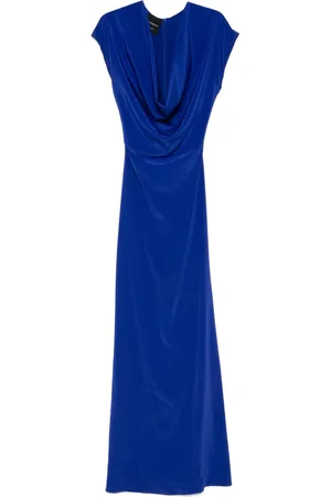 STEPHANE ROLLAND Robe longue en crêpe