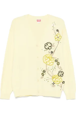 Kenzo Cardigan Peonies Embellished