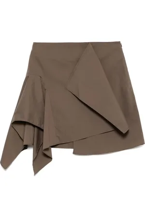 Low Classic Minijupe à détails drapés