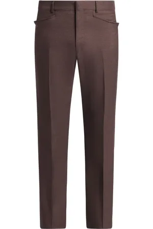 Tom Ford Pantalon de costume à coupe droite
