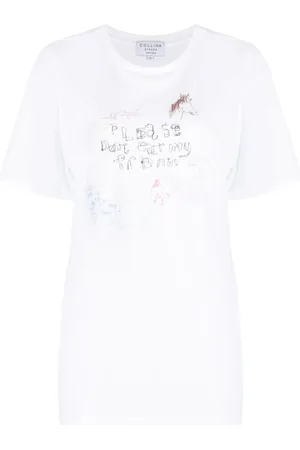 Collina Strada T-shirt en coton biologique à imprimé graphique