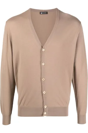 COLOMBO Cardigan en maille à boutonnière