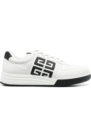 Givenchy Baskets en cuir à logo contrastant