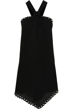 Isabel Marant Robe courte Tegany à bords festonnés