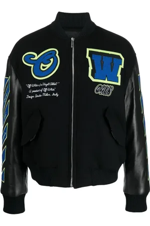 OFF-WHITE Veste bomber Vars Hammer en cuir