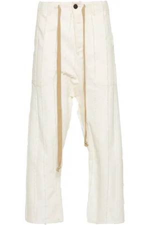 UMA WANG Pantalon fuselé à rayures