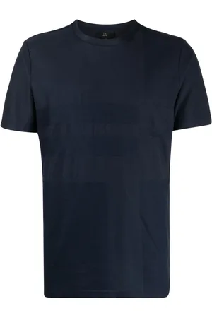 Dunhill T-shirt à motif en jacquard
