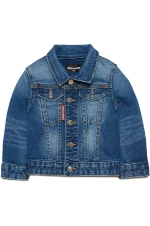 Dsquared2 Veste en jean à étiquette logo
