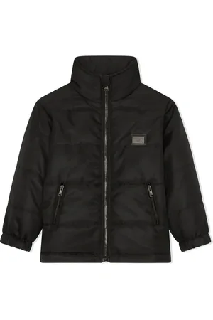 Dolce & Gabbana Veste matelassée à étiquette logo