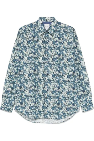 Paul Smith Chemise en coton à fleurs