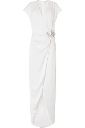 GENNY Robe longue à broche fleur
