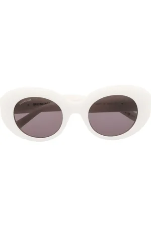 Balenciaga Lunettes de soleil à monture ronde oversize