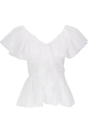 Chloé Blouse volantée à col v