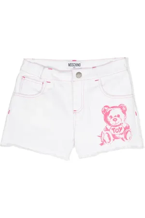 Moschino Short en jean à coutures contrastantes