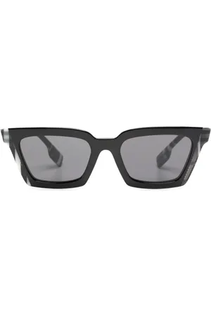 Burberry Lunettes de soleil rectangulaires à logo gravé