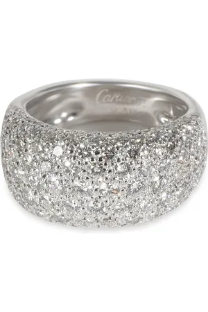 Cartier Bague en or blanc 18ct pavée de diamants