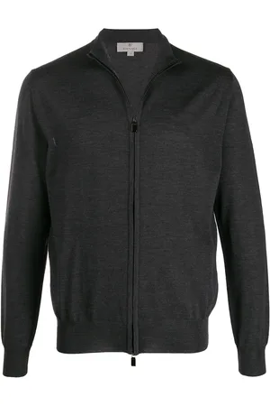 CANALI Cardigan à fermeture zippée