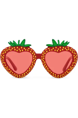 Dolce & Gabbana Lunettes de soleil Farmer à monture fraise