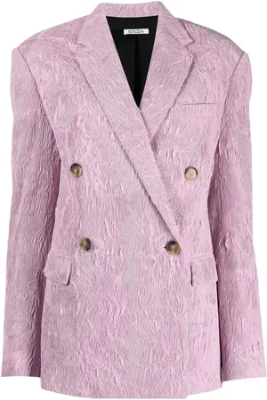 KRIZIA Blazer froissé à boutonnière croisée