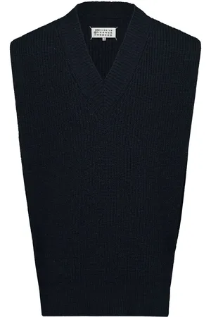 Maison Margiela Gilet en maille à col v