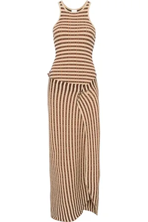 Nanushka Robe mi-longue Aliki rayée