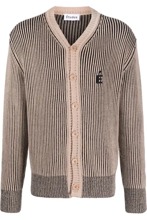 Etudes Cardigan Boris en maille nervurée