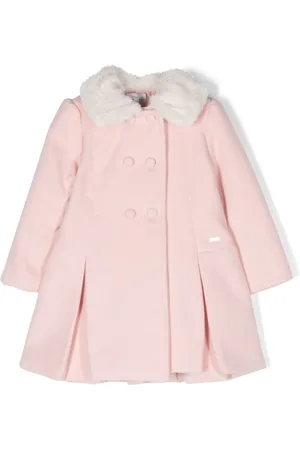 PATACHOU Manteau croisé à col fourrure artificielle
