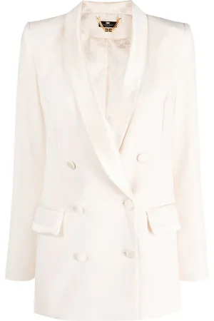 Elisabetta Franchi Blazer à boutonnière croisée