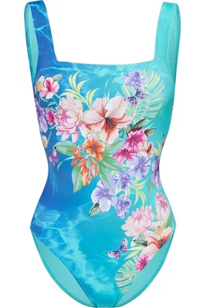 JOHNNY WAS Maillot de bain Water Tropic à col carré