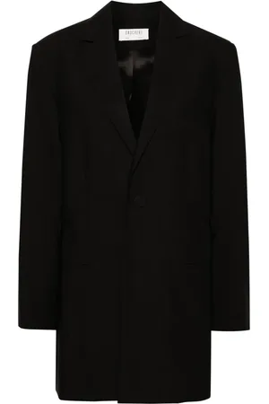 Gauchere Blazer en laine à taille ceinturée