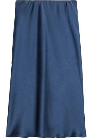 Ami Jupe satinée à taille haute