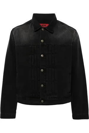 424 FAIRFAX Veste en jean à patch logo