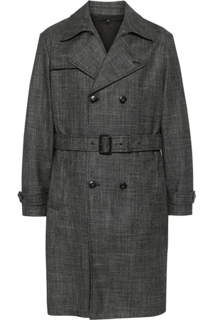 CANALI Trench à design chiné