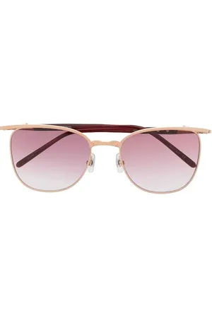 MATSUDA Lunettes de soleil à monture ronde