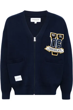 Chocoolate Veste de sport zippée à patch logo