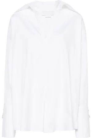 GENNY Blouse en popeline à ornements en cristal