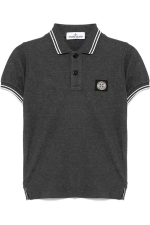 Stone Island Polo à logo imprimé