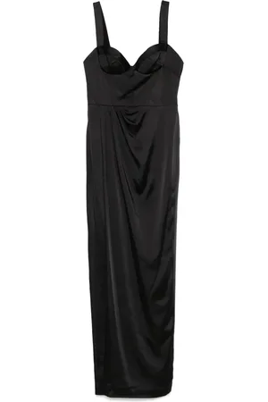Marchesa Notte Robe bustier en satin