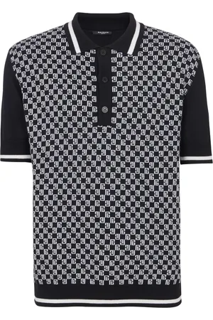 Balmain Polo à motif monogrammé