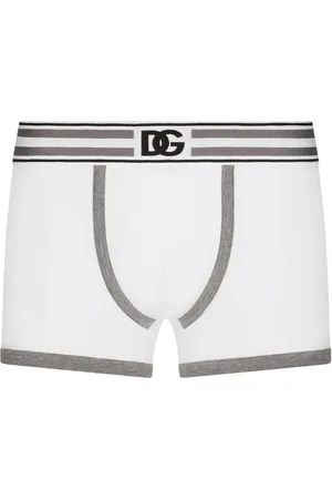Dolce & Gabbana Boxer à bande logo rayée