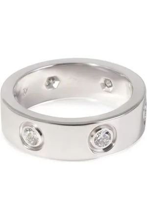 Cartier Bague en or blanc 18ct pavée de diamants