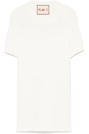 Plan C T-shirt en maille nervurée