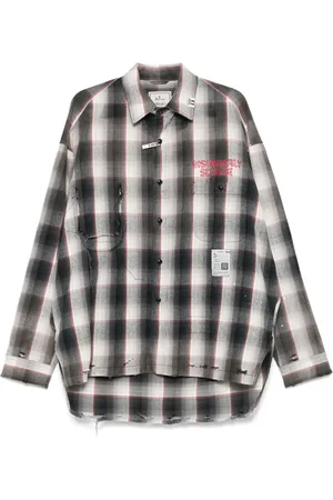 Maison Mihara Yasuhiro Chemise à carreaux