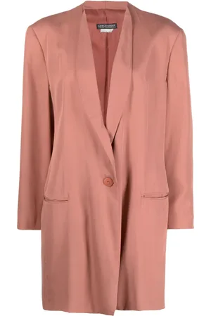 Giorgio Armani Blazer en soie à col châle (années 1990)